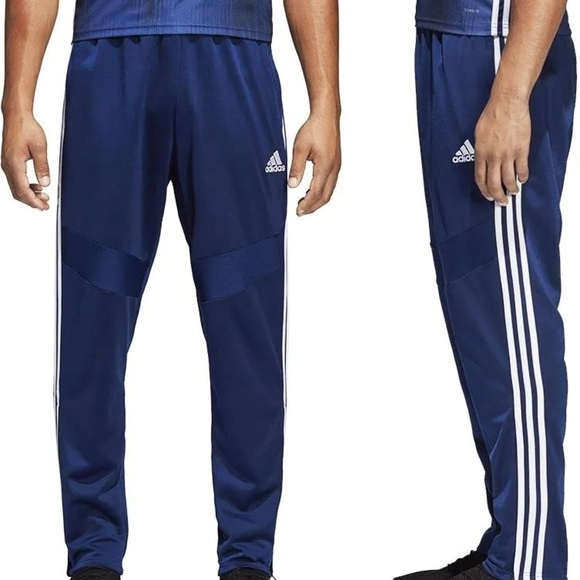 2/$25 Adidas Tiro Men's Navy Joggers with White Stripes xl - Picture 1 of 5